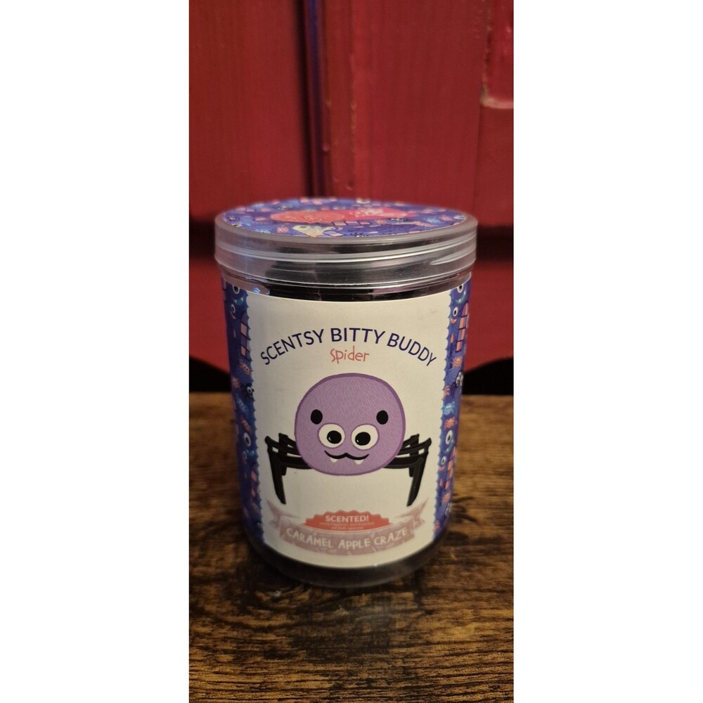 New Scentsy Bitty Buddy Spider with Scent Caramel Apple Craze Smells Great